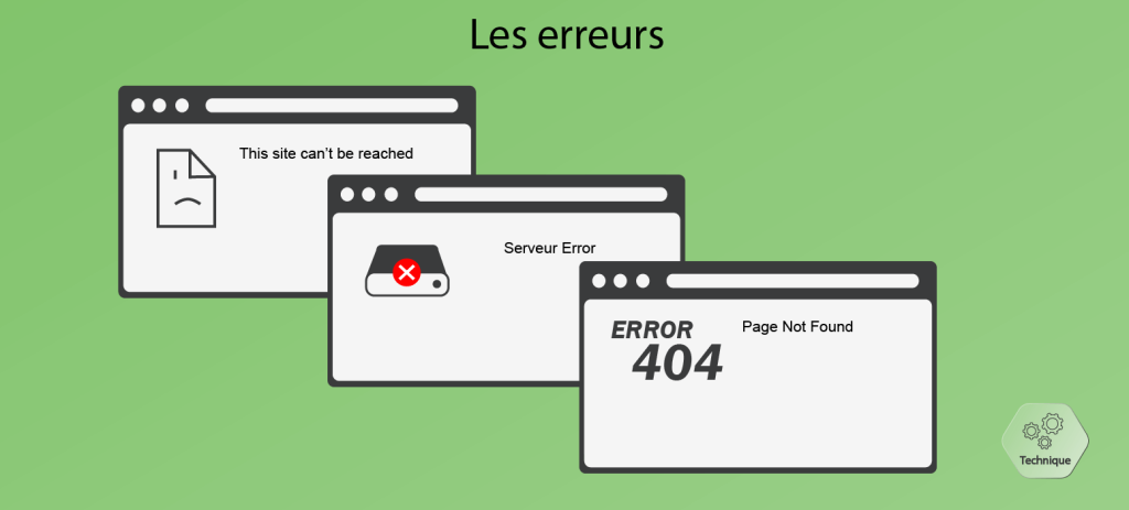Les erreurs technique dans le SEO