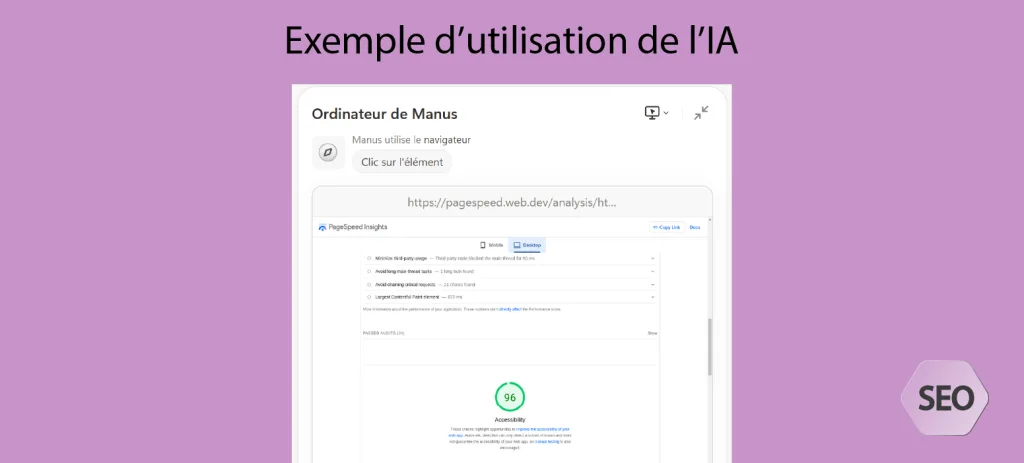 Utilisation de l'IA dans l'audit technique SEO